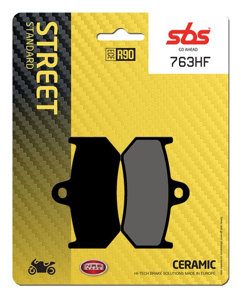 Plaquettes de frein SBS 763HF Street Ceramic pour MV Agusta Brutale S R RR F4 990 F3 989 675 - 1090 ccm Année 1999 - 2017