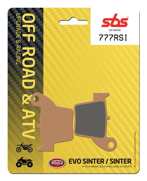 Bremsbeläge SBS 777RSI Offroad Racing Sinter für Honda CRF R CR, HM CRM F X Derapage Competition L CRE RX 85 - 500 ccm Bj. 2002 - 2022