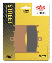 Pastilhas de Freio SBS 778HS Street Sinter para BMW R S 11 RT ABS RS LC ESA 50 - 1600 ccm