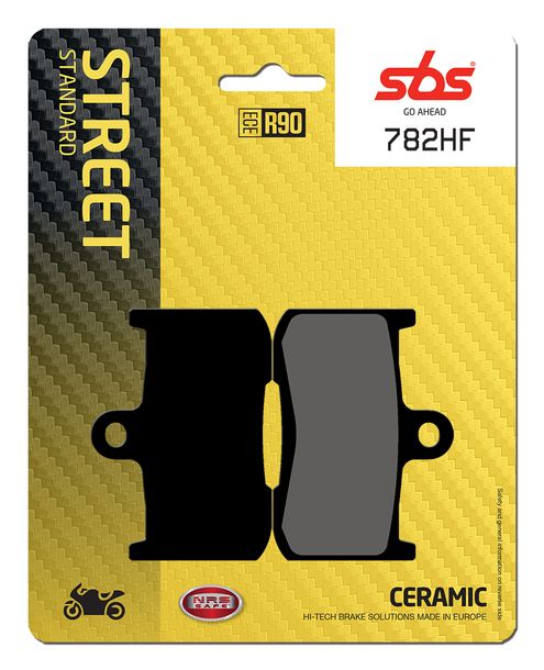 Bremsbeläge SBS 782HF Street Ceramic für Suzuki GSX-S, Kawasaki Z E-Version Victory Cross Roads 1 DeLuxe Classic LE 750 - 1800 ccm Bj. 2010 - 2021