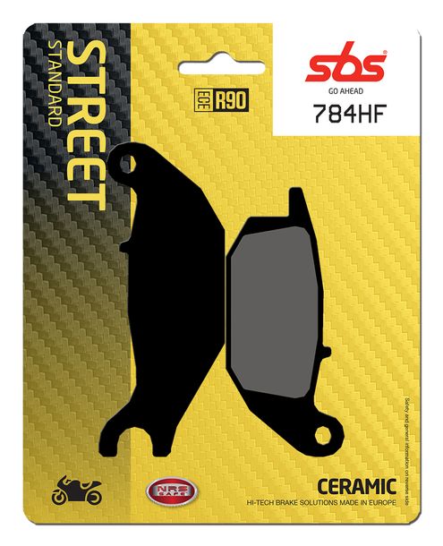 Pastiglie freno SBS 784HF Street Ceramic per Honda CBR R XL V Varadero 125 ccm Anno 2001 - 2022