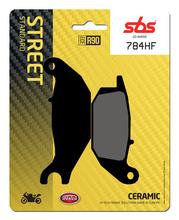 Pastillas de freno SBS 784HF Street Ceramic para Honda CBR R XL V Varadero 125 ccm Año 2001 - 2022