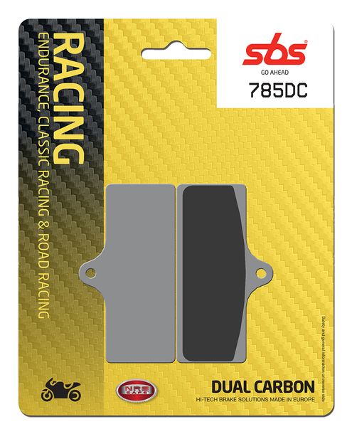 Plaquettes de frein à double carbone SBS 785DC Road Racing