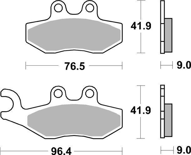 Pastiglie freno SBS 786HF Street Ceramic