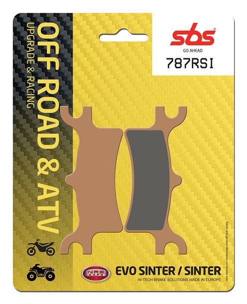 Bremsbeläge SBS 787RSI Offroad Racing Sinter für Polaris Sportsman EBS HO Mossy Oak X2 EFI MV Predator Troy Lee E LE Twin MV7 Scrambler X Freedom 4x4