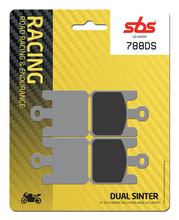 Plaquettes de frein SBS 788DS-1 Road Racing Endurance (Venomous Bite) pour Kawasaki ZX-6R, Suzuki GSX-R BMW R RT ABS RS ZX-10R 636 - 1600 ccm Année 2001 - 2008