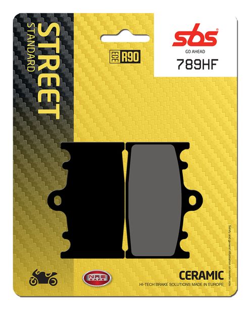 Pastillas de freno SBS 789HF Street Ceramic para Suzuki VL Intruder C 1500 ccm Año 2002 - 2010