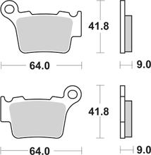 Plaquettes de frein SBS 791LF Street Ceramic
