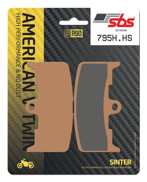 SBS 795H.HS Street High Performance Sinter Brake Pads, Buell XB12X i Ulysses XB 9 SX City X 12 R Fireboldt S Lightning F 984 / 1200 ccm Year 2002 - 2010