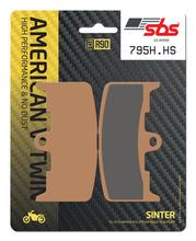Plaquettes de frein SBS 795H.HS Street Sinter à haute performance pour Buell XB12X i Ulysses XB 9 SX City X 12 R Fireboldt S Lightning F 984 / 1200 ccm Année 2002 - 2010