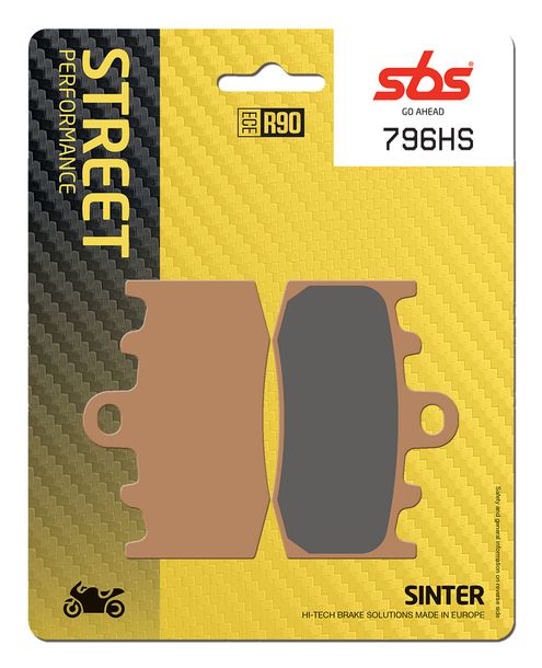 Bremsbeläge SBS 796HS Street Sinter für BMW R 11 GS Adventure RT 50 - 1300 ccm Bj. 2001 - 2016