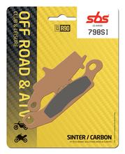 Remblokken SBS 798SI Offroad Sinter voor Kawasaki KFX R KX F KSV KVF Prairise Hardwoods Green Team Brute Force Realtree 450 - 700 cc