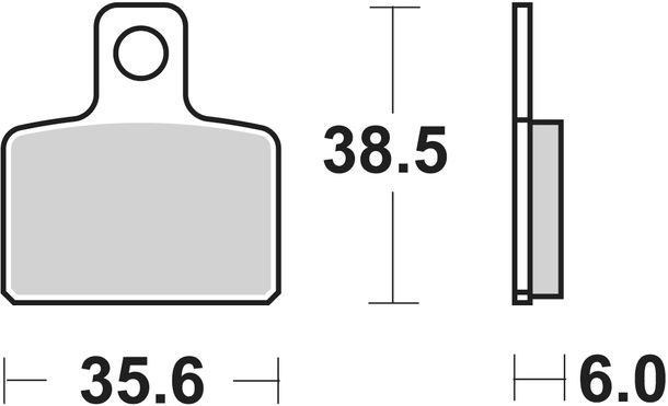 Plaquettes de frein SBS 803LF Street Ceramic