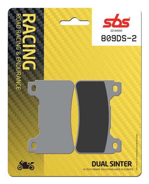 Pastiglie freno SBS 809DS-2 Road Racing Endurance (soft bite)
