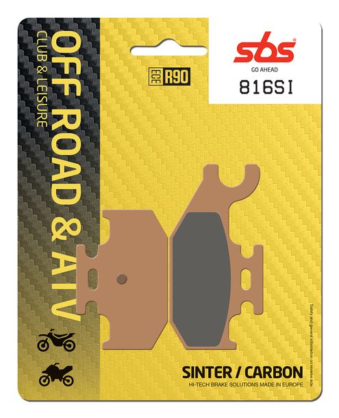 Pastiglie freno sinterizzate SBS 816SI Offroad