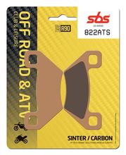 SBS 822ATS Quad Sinter Brake Pads for Kymco Maxxer i, Arctic Cat 4x4 DVX MXU Polaris Hawkeye 2x4 H1 ATM FIS TBX 250 - 650 ccm