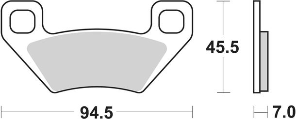 Bremsbeläge SBS 822PSI Offroad Racing EVO Sinter