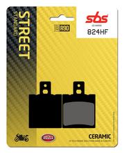 Pastilhas de Freio SBS 824HF Street Ceramic para Aprilia SR Street LC RS4 AF1 RS Extrema Replica Amico 50 / 125 ccm
