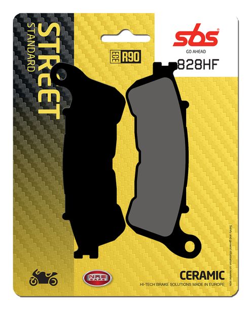 SBS 828HF Street Ceramic brake pads for Honda CBF FA F A N S ABS CBR 125 - 1800 ccm Year 2004 - 2018