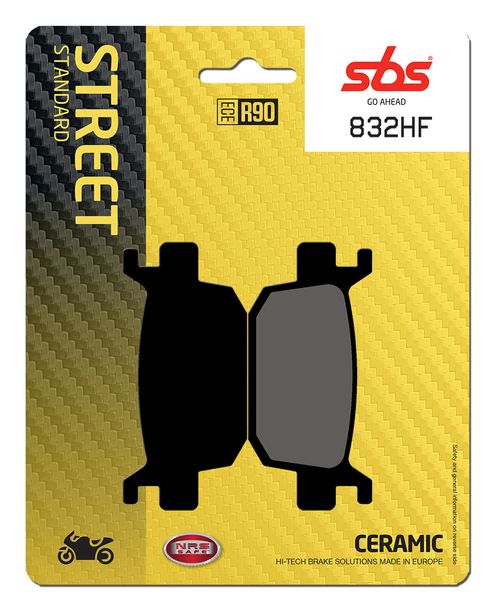 Pastiglie freno SBS 832HF Street Ceramic