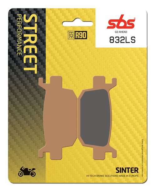 Bremsbeläge SBS 832LS Street Sinter für Benelli TRK X S Leoncino Trial Sport Imperale C Cruiser ABS 251 - 752 ccm Bj. 2017 - 2022