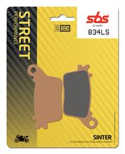 Plaquettes de frein SBS 834LS Street Sinter pour Yamaha YZF-R6, Kawasaki ZX-6R Suzuki GSX-R 125 - 1300 ccm Année 1974 - 2022