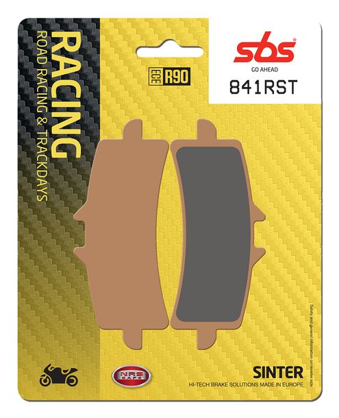 SBS 841RST Road Racing Sinter brake pads for Suzuki GSX-R GSX-S, KTM Super Duke R 450 - 2500 ccm Year 2006 - 2022
