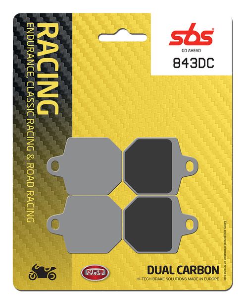 Bremsbeläge SBS 843DC Road Racing Dual Carbon
