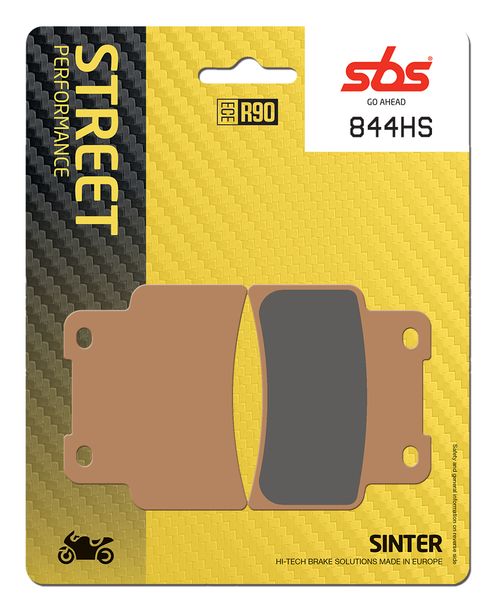 Bremsbeläge SBS 844HS Street Sinter für Aprilia RS SL Shiver ABS GT Mana Dorsoduro SMV 125 - 900 ccm Bj. 2006 - 2021