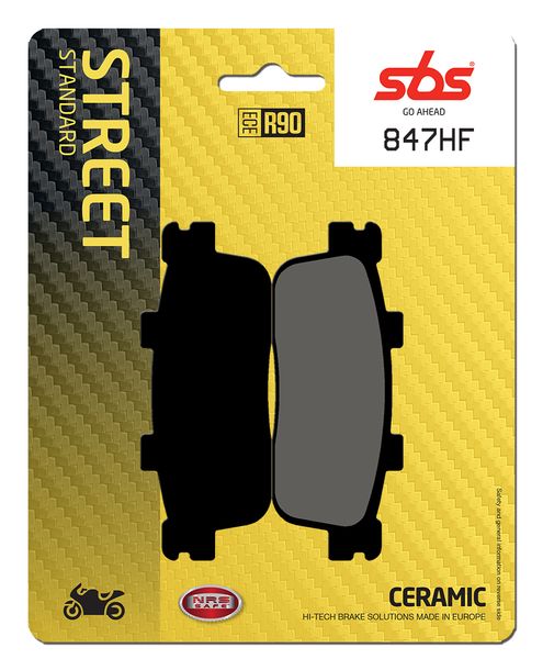 SBS 847HF Street Ceramic brake pads