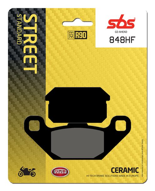 SBS 848HF Street Ceramic brake pads for PGO Bugrider 250 ccm