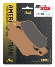 Pastilhas de Freio SBS 854H.LS Street High Performance Sinter para Harley Davidson FXDL Dyna Low Rider FXDCI EFI Super Glide Custom FXDB Street Bob FXDWGI Wide Ano. 2001 - 2017