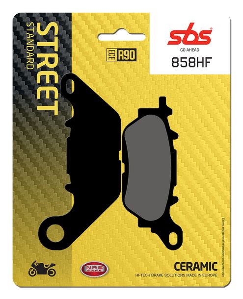 Bremsbeläge SBS 858HF Street Ceramic für Yamaha YBR ED SPD Custom Delight YS 125 ccm
