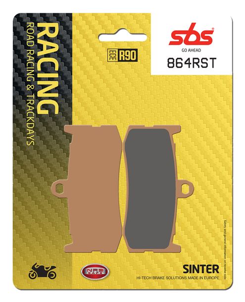 Pastiglie freno SBS 864RST Road Racing Sinter per Triumph Daytona R 675 ccm Anno 2009 - 2017