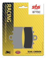 Pastilhas de Freio SBS 877DC Road Racing Dual Carbon para KTM Duke Adventure RC 390 ccm Ano. 2013 - 2022