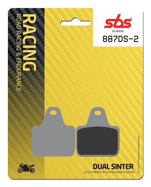 Pastiglie freno SBS 887DS-2 Road Racing Endurance (soft bite)