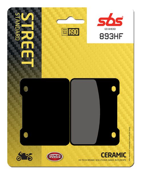 SBS 893HF Street Ceramic brake pads
