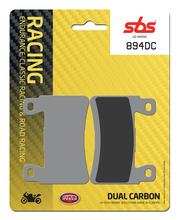Plaquettes de frein à double carbone SBS 894DC Road Racing pour Kawasaki ZX-6R 636 ccm Année 2013 - 2020