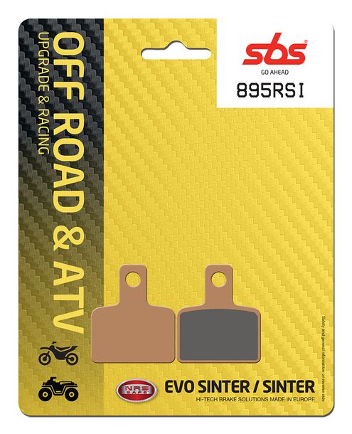 Pastillas de freno sinterizadas SBS 895RSI Offroad Racing para Beta Evo Factory SS 125 - 300 ccm Año 2000 - 2022
