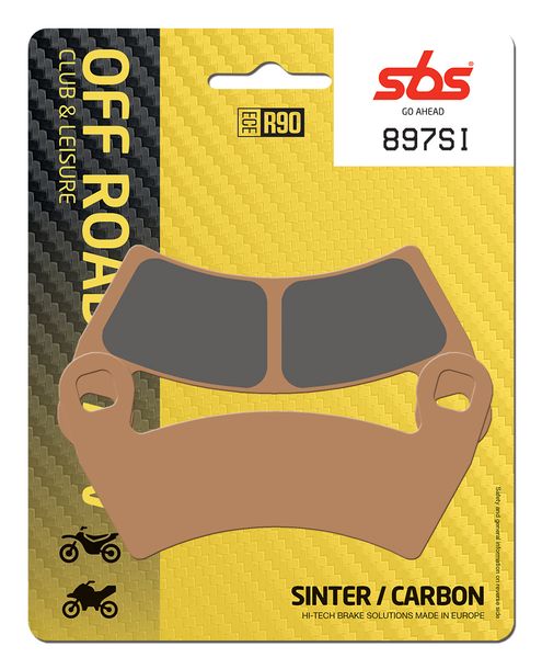 Bremsbeläge SBS 897SI Offroad Sinter für Polaris Ranger PS INTL XP - UTV RZTR RZR 570 - 1000 ccm