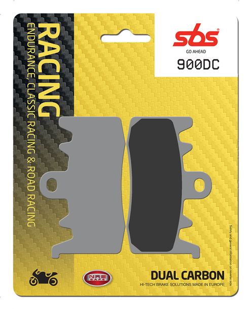SBS 900DC Road Racing Dual Carbon Brake Pads for BMW R GS Adventure F RT LC ESA NineT Edition 40 Years Scrambler Pure Racer Urban 50 - 1800 ccm