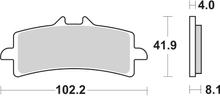 Plaquettes de frein SBS 901SP Street Upgrade Evo Sinter pour Triumph Speed Triple RS, KTM Super Duke R Honda CBR RR Fireblade Tiger GT Rally Ducati Panigale Année 2016 - 2022