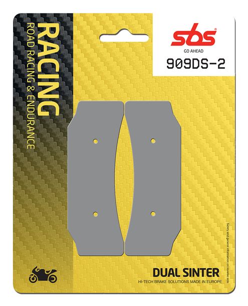 Plaquettes de frein SBS 909DS-2 Road Racing Endurance (soft bit)
