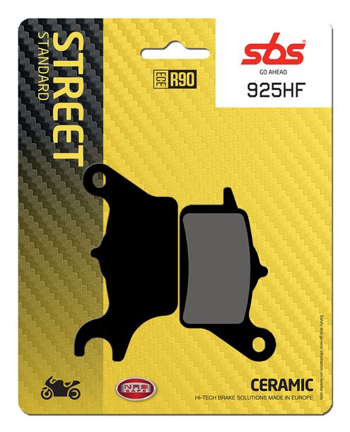 Plaquettes de frein SBS 925HF Street Ceramic