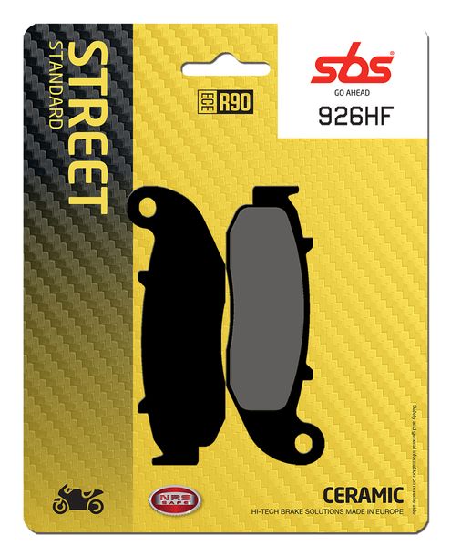 Bremsbeläge SBS 926HF Street Ceramic für Fantic Motor Caballero Scrambler 125 ccm Bj. 2022