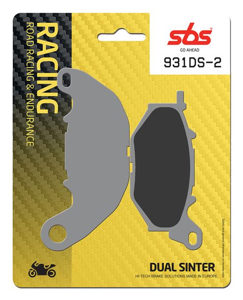 Pastiglie freno SBS 931DS-2 Road Racing Endurance (soft bite)