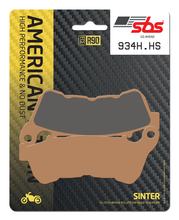 Plaquettes de frein SBS 934H.HS Street Sinter à haute performance pour Harley Davidson XLX Sportster Forty Eight XL N Iron L Super Low T CA CB Custom Année 2014 - 2020
