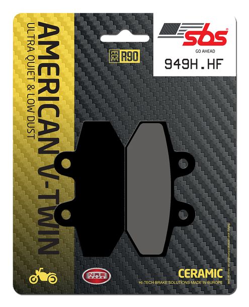 Pastiglie freno in ceramica ad alta potenza SBS 949H.HF Street