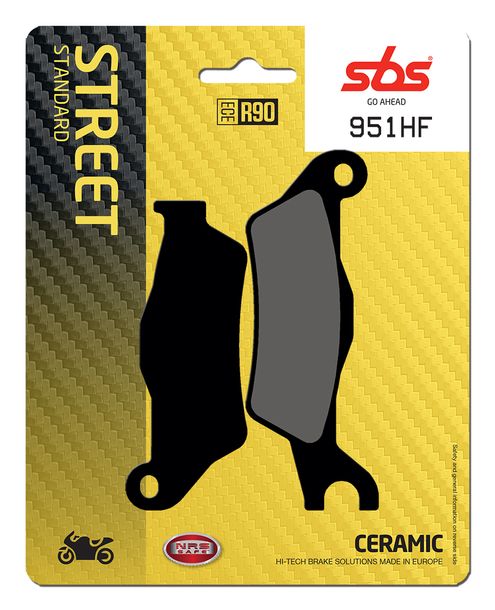 SBS 951HF Street Ceramic brake pads for Suzuki GSX-S GSX-R 125 ccm Year 2017 - 2022