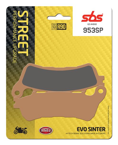 Pastiglie freno SBS 953SP Street Upgrade Evo Sinter